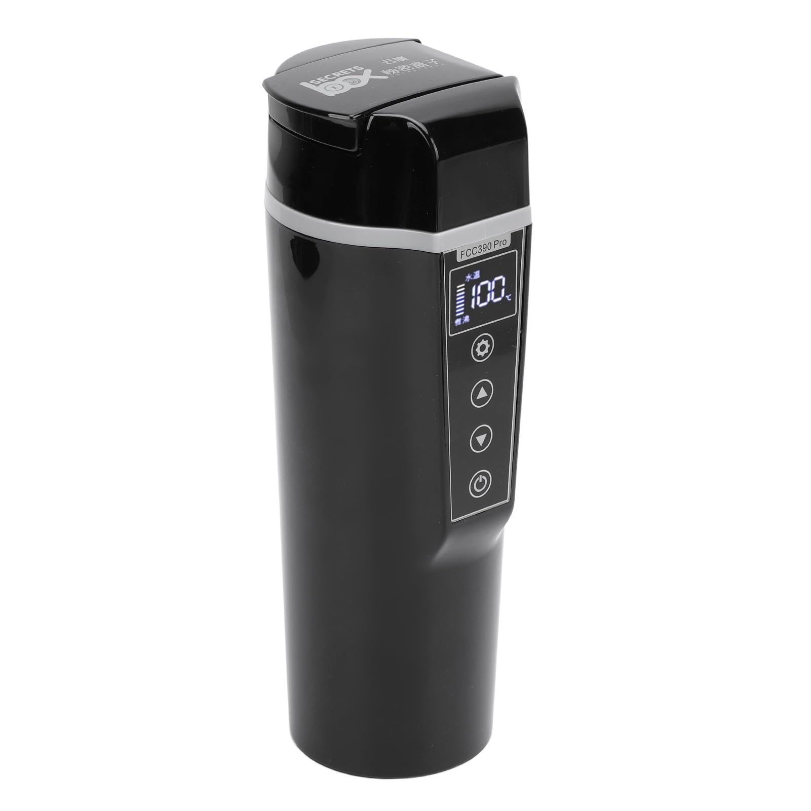 Bollitore per auto elettrico 12V Bollitore portatile per acqua con controllo intelligente della temperatura Tazza da viaggio riscaldata per caffè Tè Bevande calde nei veico