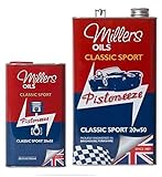 Millers Classic Sport 20W50 - Aceite semisintético para motor, 20 W/50, 6 litros