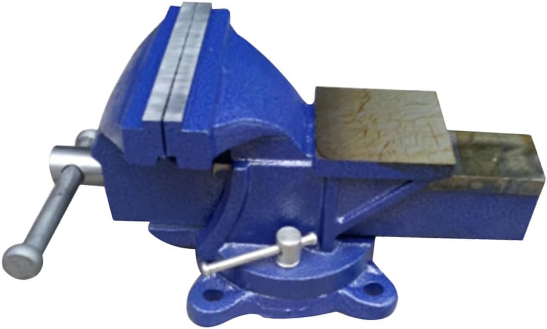 SAFIGLE Heavy-duty 6-inch Steel Bench Vise Clamp 12kg Workbench Vise for Woodworking DIY Craft and Carving