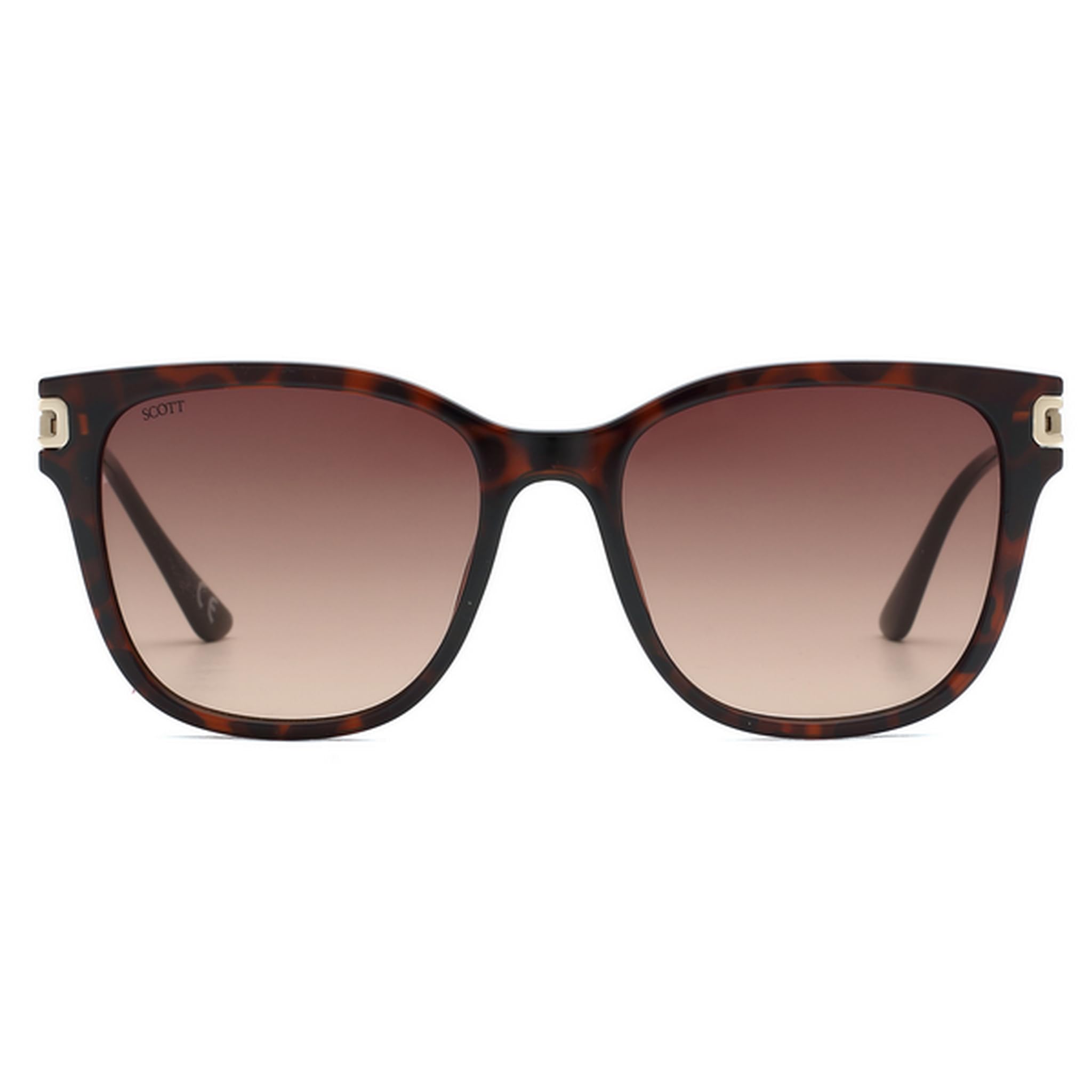 Eyewear | Smoke Brown Lens | Demi Brown Frame | Full rim Square Shape Branded Latest and Stylish Sunglasses | 100% UV Protection | Womens Sunglasses| Size Medium 3008 Eloise C2 S-image-32