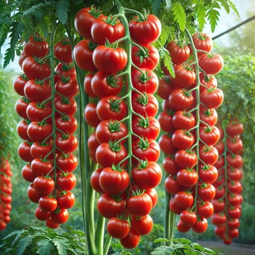 Tomato 'Vine' F1 Seeds – Indeterminate Annual Vegetable (Solanum lycopersicum) | 65–75 Days, Self-Pollinating, High-Yielding Vining Hybrid