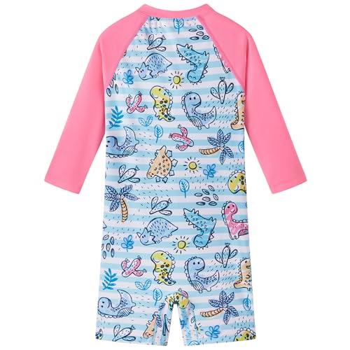 Image of UMELOK Baby Girl One Piece Swimsuit Infant Rash Guard Bathing Suit