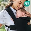 Momcozy Newborn Carrier WeeSnug- Lightweight and Cozy Comfort for 7-25 lbs, Ergonomic Cross-Back Support, Effortless to Put On, Hands-Free Baby Carrier with Lumbar Support, Black #3