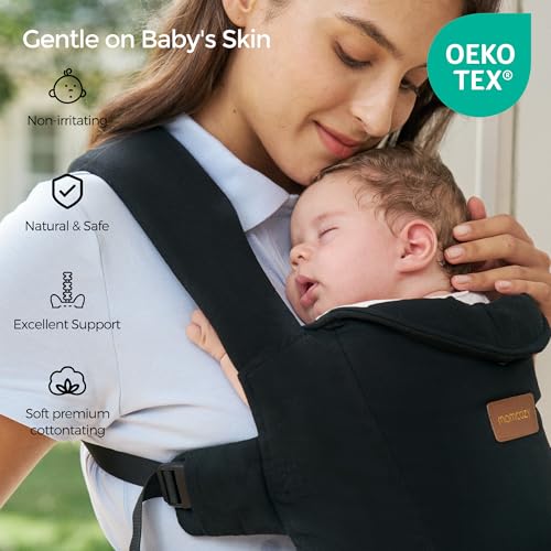 Image of Momcozy Newborn Carrier WeeSnug - Lightweight and Cozy Comfort for 7-25 lbs