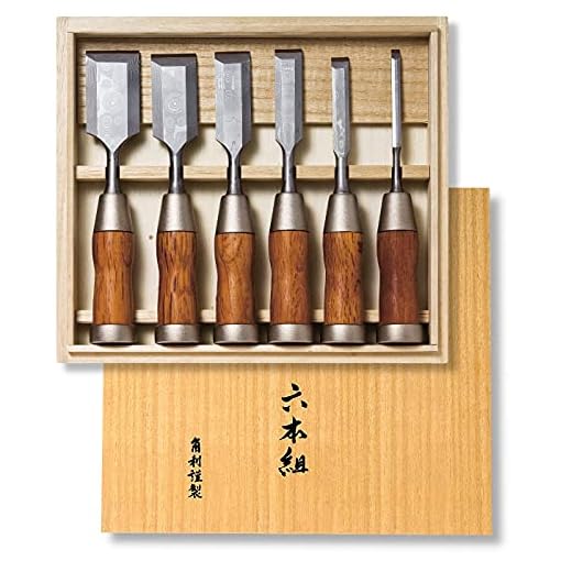 KAKURI Japanese Wood Chisel Set for Woodworking