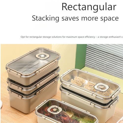 Panera de metal de 5800 ml para almacenar pan y dulces 6
