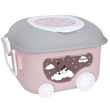 Amazon.co.jp: 錦化成 日本製 ミニーマウス 窓付きおもちゃ箱 58