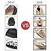 KUNWFNIX Women Ballet Flats Rhinestone Wedding Ballerina Shoes Foldable Sparkly Comfort Slip on Flat Shoes