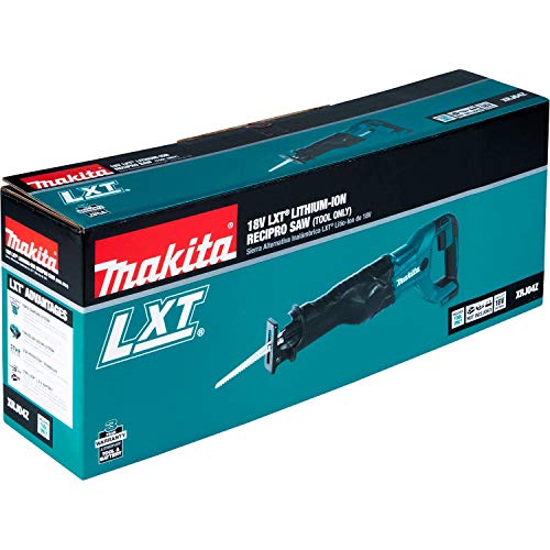Makita XRJ04Z 18V LXT Lithium-Ion Cordless Recipro Saw, Tool Only