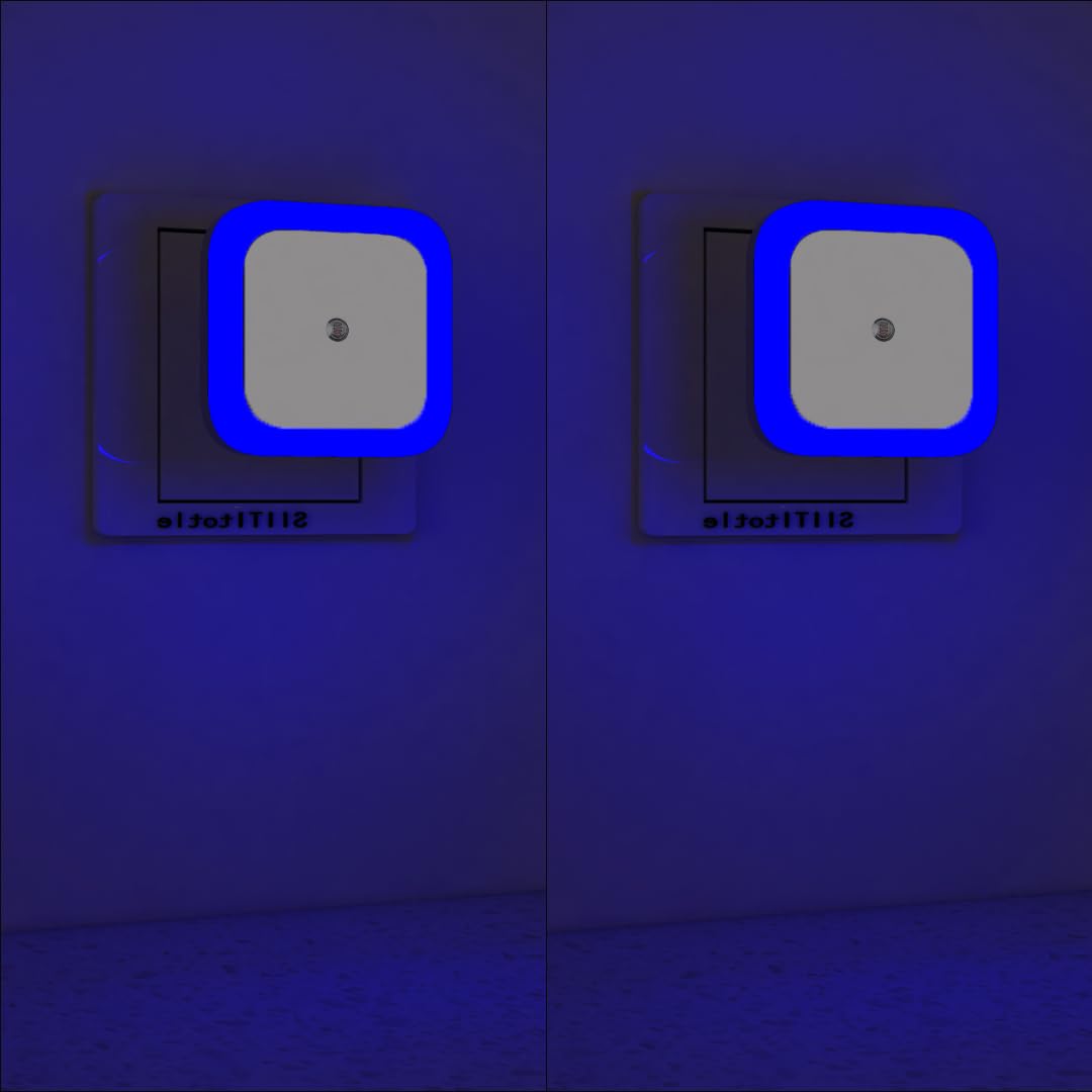 fizzytech Smart Motion Sensor LED Light Bulb with Automatic On/Off and Dimmable Blue Glow, Energy Efficient 7W LED Bulb for Home, Stairs, Kitchen, Bathroom, Wardrobe Lighting(Square Blue Pack-2)-image-38