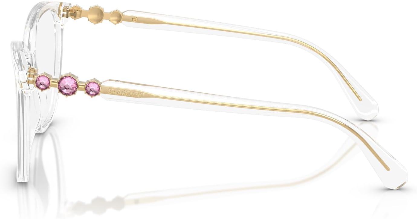 Swarovski womens Sk2020 Square Prescription Eyewear Frames