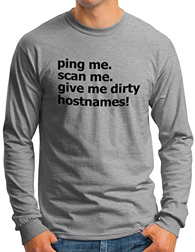 T-shirt manches longues OM3 Network Host Admin pour le bureau et salon IT