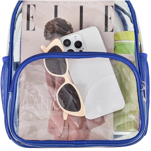 Image of Busiuw Royal Clear Backpack 12x12x6, Modern Women's Concert Sport Fashion Work Travel Backpack