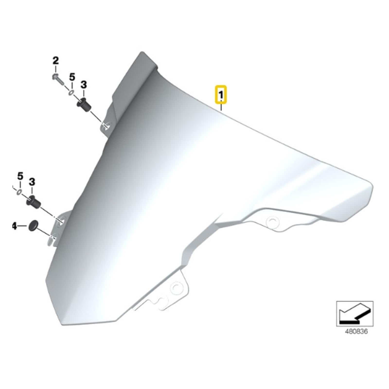 Pasuje Do BMW S1000RR K46 2015 2016 2017 2018 Osłona Przeciwwiatrowa Z Włókna Węglowego Szyba Przednia Osłona przeciwsłoneczna Deflektor