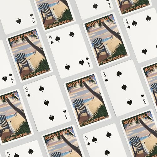 Lantern Press Naipes Poker Myrtle Beach, 52 cartas miniatura 4