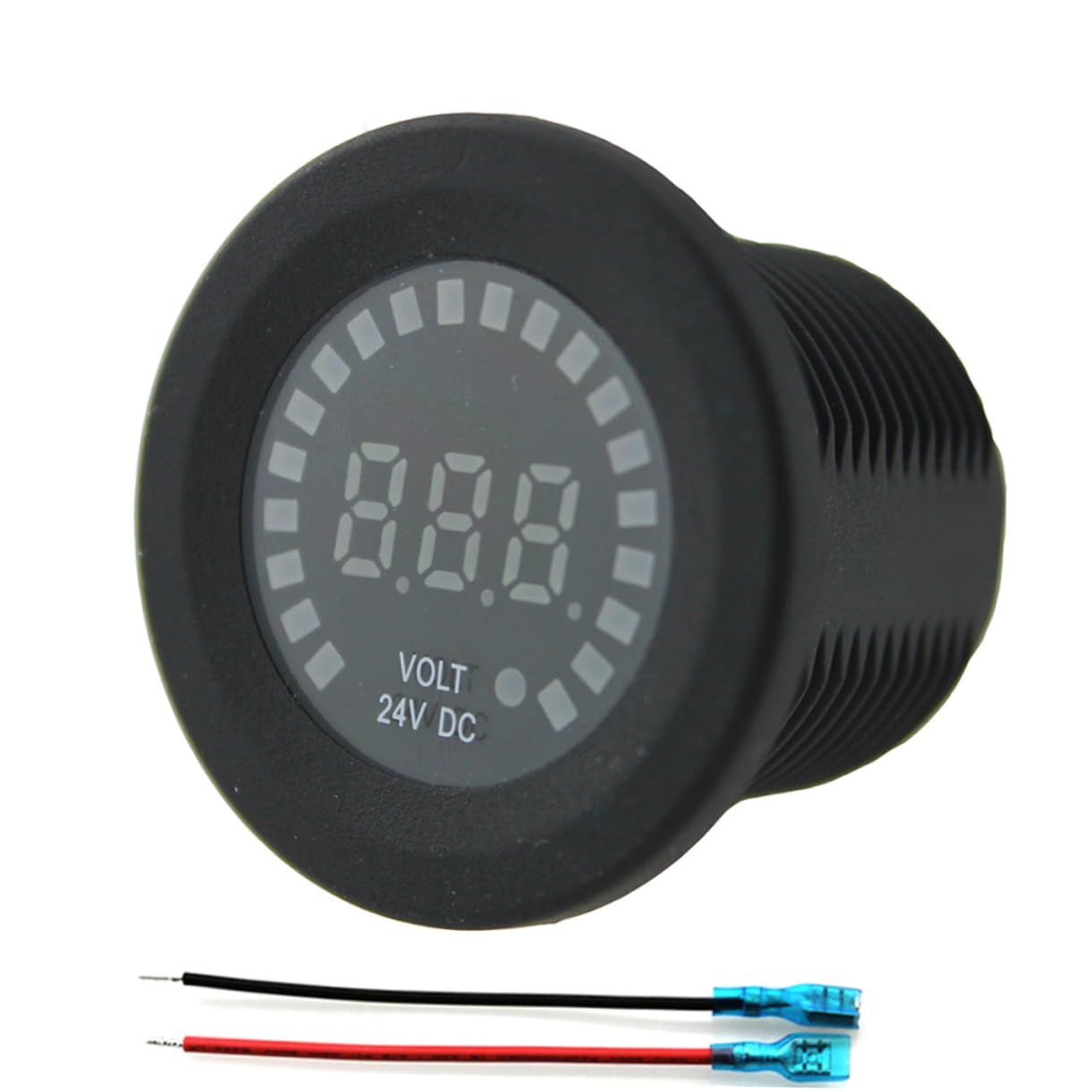 MAGICLULU Voltímetro De V Para Coche Motocicleta Voltímetro LED Para Coche Motocicleta Mini Digital De V