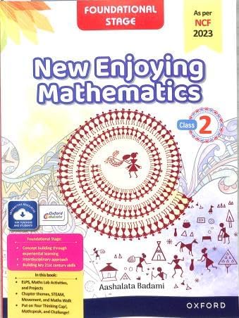 New Enjoying Mathematics | Maths Education for Classroom and Home | Book 2 (Age 6-8 Years)