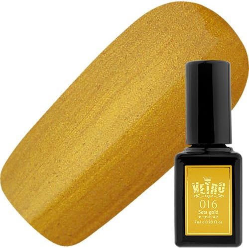 Vetro Gel Nail PolishMade in Japan Seta Gold - V016