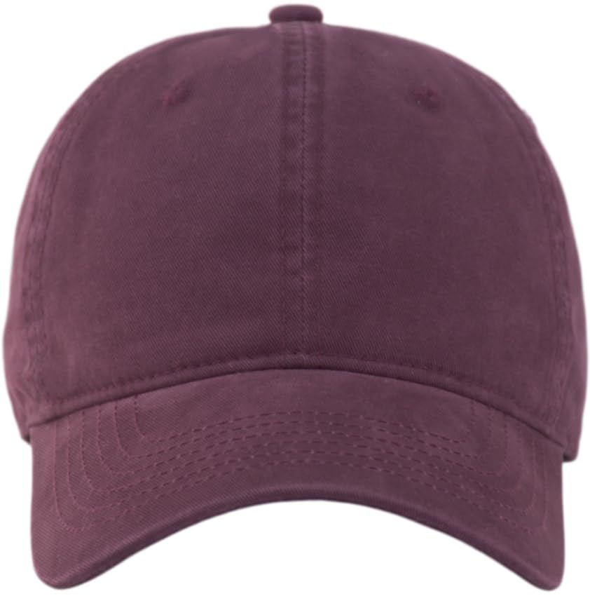 Image of TSSGBL Vintage Cotton Washed Baseball Cap S to XXL Unstructured Low Profile Adjustable Distressed Dad Hat for Men Women