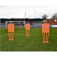Loops Single 6ft 5 Inch ORANGE Football Mannequin - Set Piece Dummy Defender Training