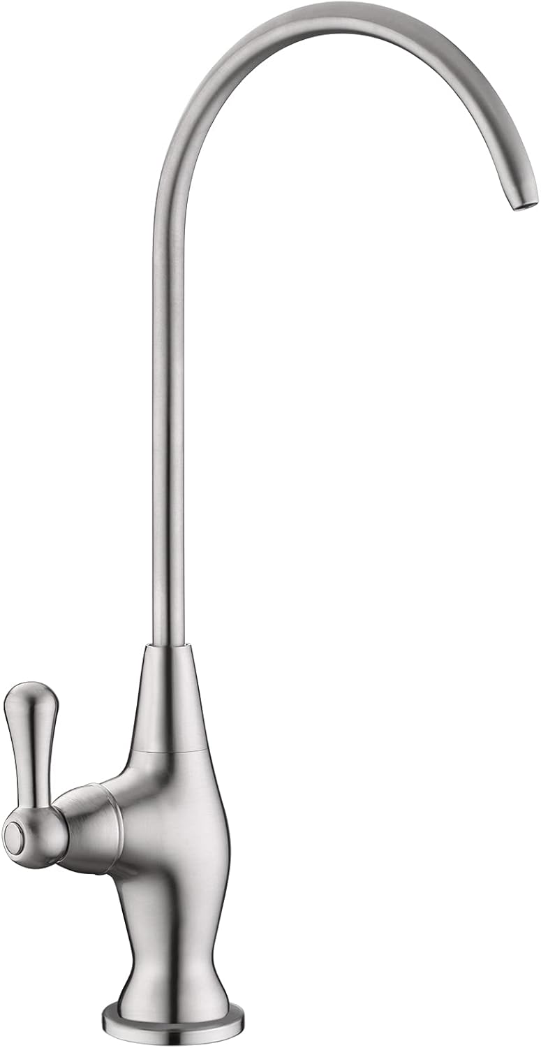 Brushed Nickel High Arc Drinking Water Faucet