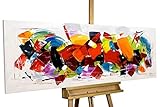 Jedes Gemälde der Serie 'Rush' ist ein vom Künstler handsigniertes Unikat. In den Produktbildern zeigen wir Ihnen mögliche Abweichungen zwischen den einzelnen Gemälden. Denn jedes Bild ist von Hand gemalt und enthält eine individuelle Note.