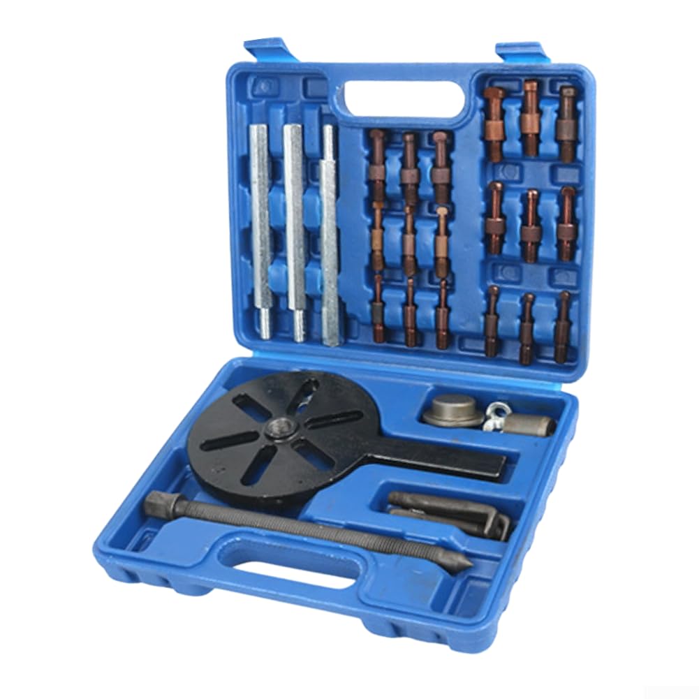 Kit di estrattori per cuscinetti da 6 pezzi compatibile con cuscinetti da 6005 a 6310 con struttura in acciaio al cromo vanadio forgiato (acciaio rosso con gancio)