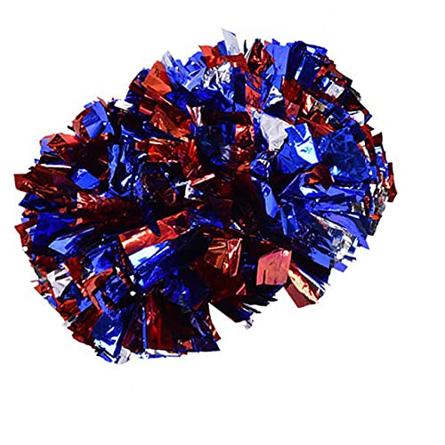 Catálogo de Ropa de Cheerleading y animación para comprar online. 44 Tbest Pompones De Porrista Rojo Y Cheerleading Pom Pom Cheerleading Pom Pom Bola de Metal para Baile,Fiesta,Escuela,Deportes(Plata, Rojo,)(se Vende por Separado)