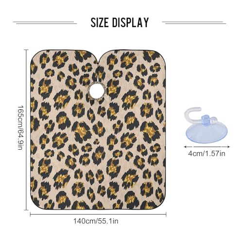 Capa para barbero impermeable con cierre ajustable miniatura 3