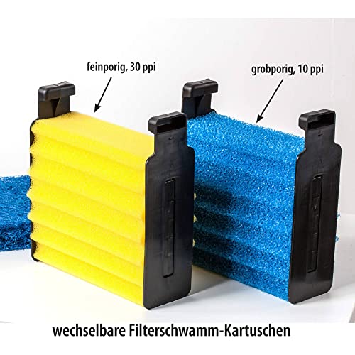 Teichfilter / Durchlauffilter-Set 10m3 3300 L/h Heissner FPU10100-00 miniatura 4