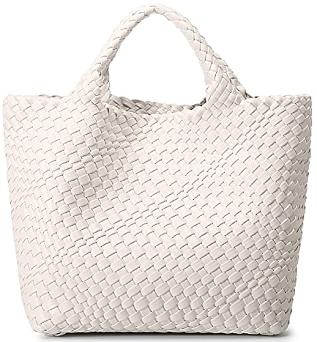 Image of Vegan Leather Purses for Women, Handmade Purses and Handbags Summer Beach Travel Tote Shoulder Bag | WOVEN