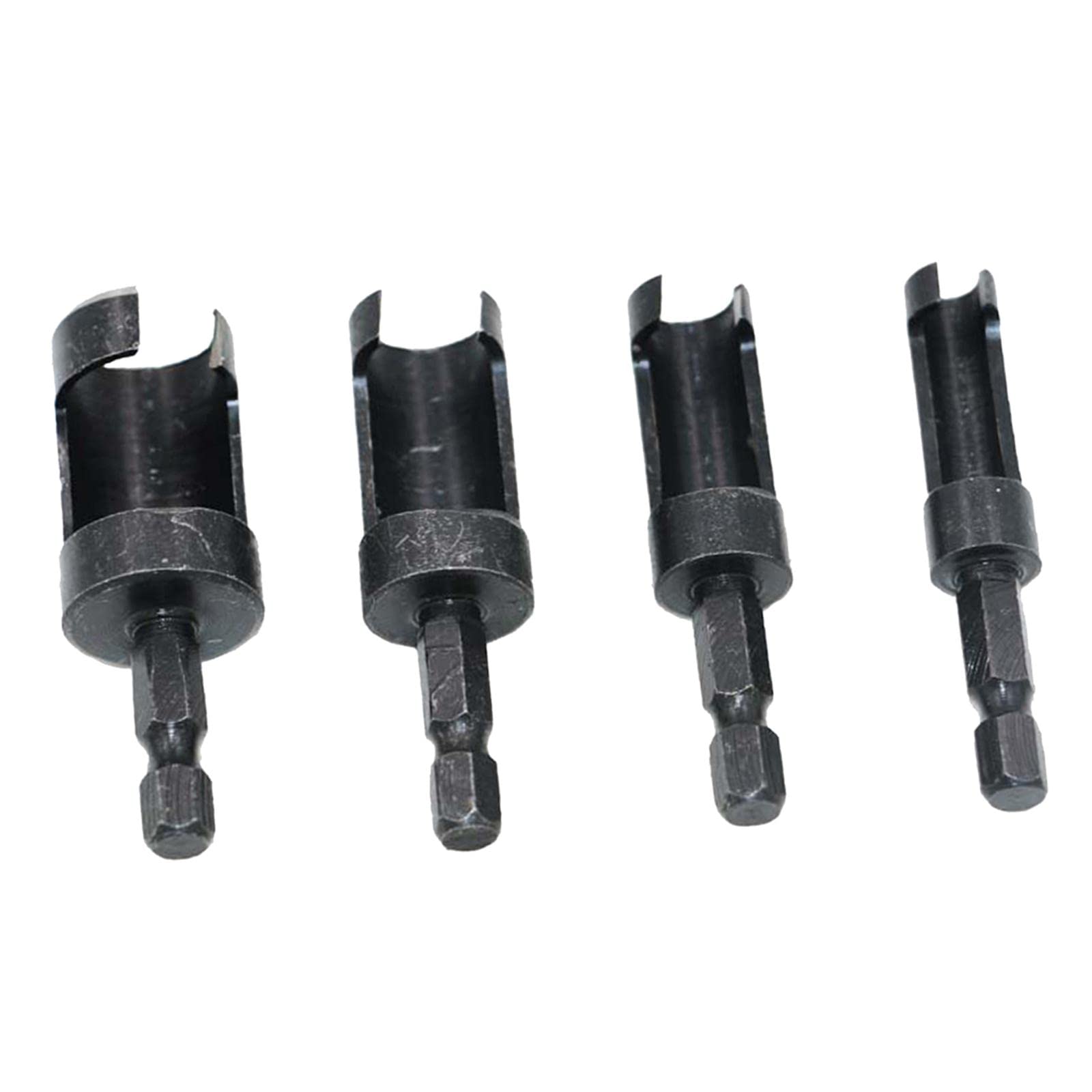 Qianly 5x 4 Brocas de Corcho para, para Agujeros Avelnados