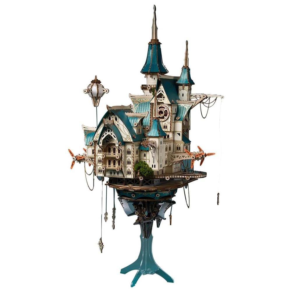 Generico Puzzle 3D in Legno per Adulti, Kit Modello Castello Fantasy da 699 Pezzi da Costruire - Kit Creativi di Ornamenta in Legno a Forma di Castello Ideale Regalo per Gli Appassionati di Puzzle