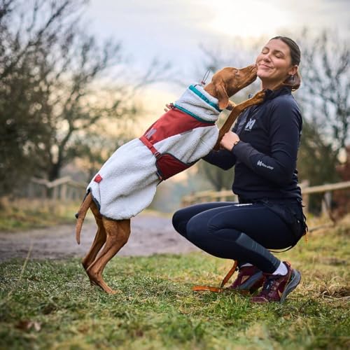 Non-stop dogwear Trekking-Fleecejacke – Grau/Wein (50)