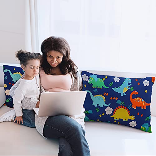 Suyfhdc XZT302A1 Kids Pillowcase Standard Size Boys Dinosaur Cartoon Reversible Pillowcase thumb #1
