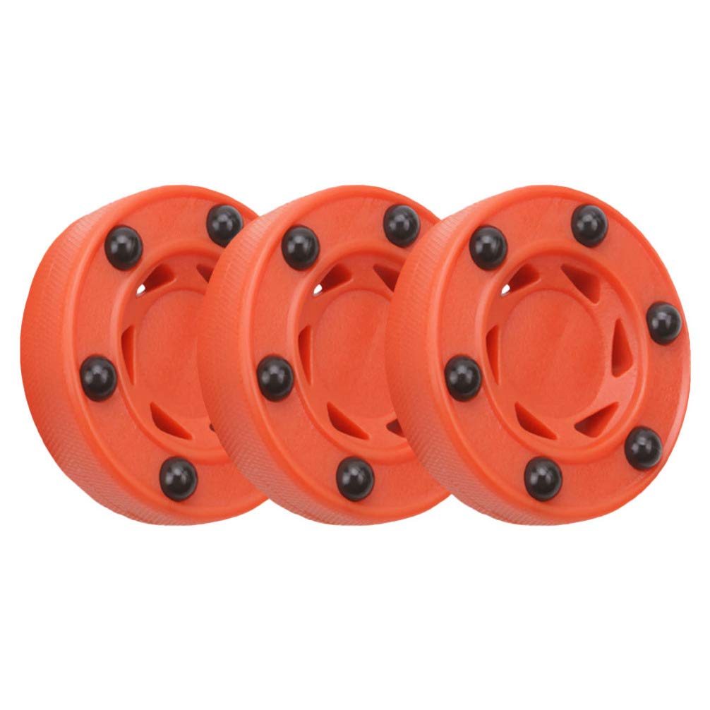BESPORTBLE 3pcs Puck Street Hockey Balls Hockey Ball for Practicing