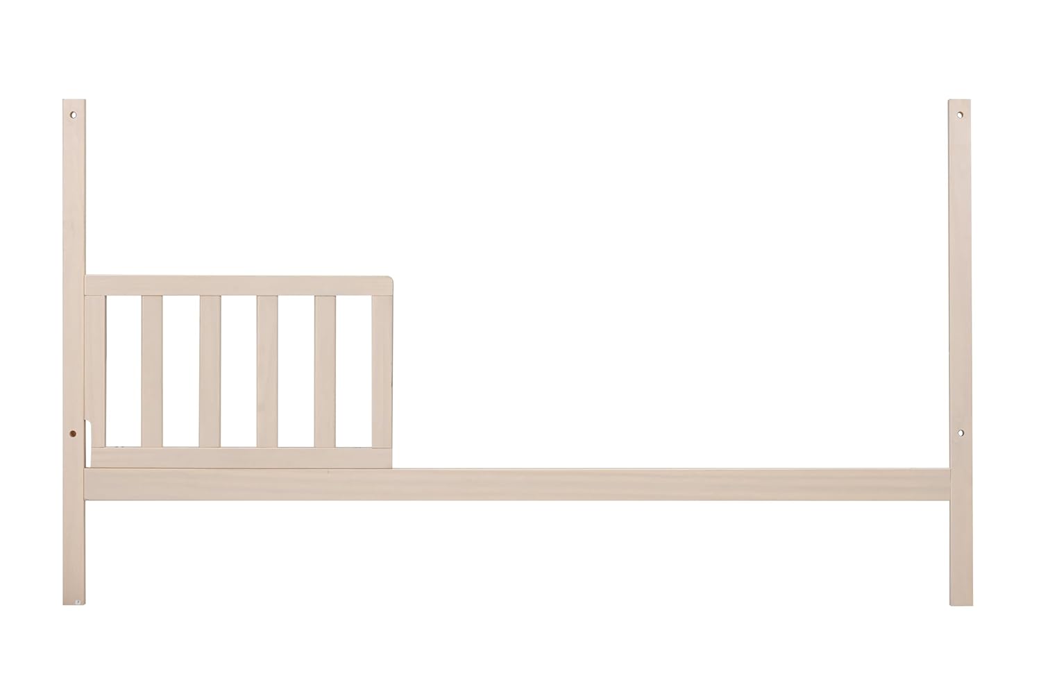 Suite Bebe Reign Toddler Guardrail, Corner Posts, and Stabilizer Bar in Washed Natural
