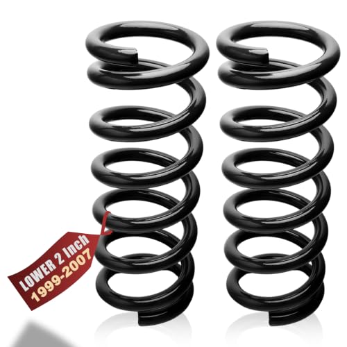 TOWGUARD 2-Inch Front Lowering Coil Springs for 1999–2006 Chevy Silverado and GMC Sierra 1500