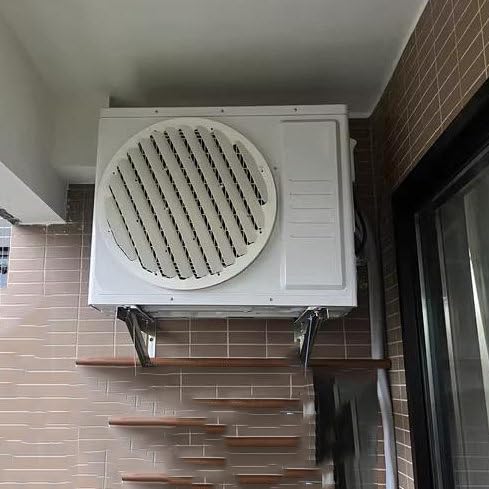 Cubierta de protección contra el viento para AC Square de 58 cm resistente a la intemperie total 7