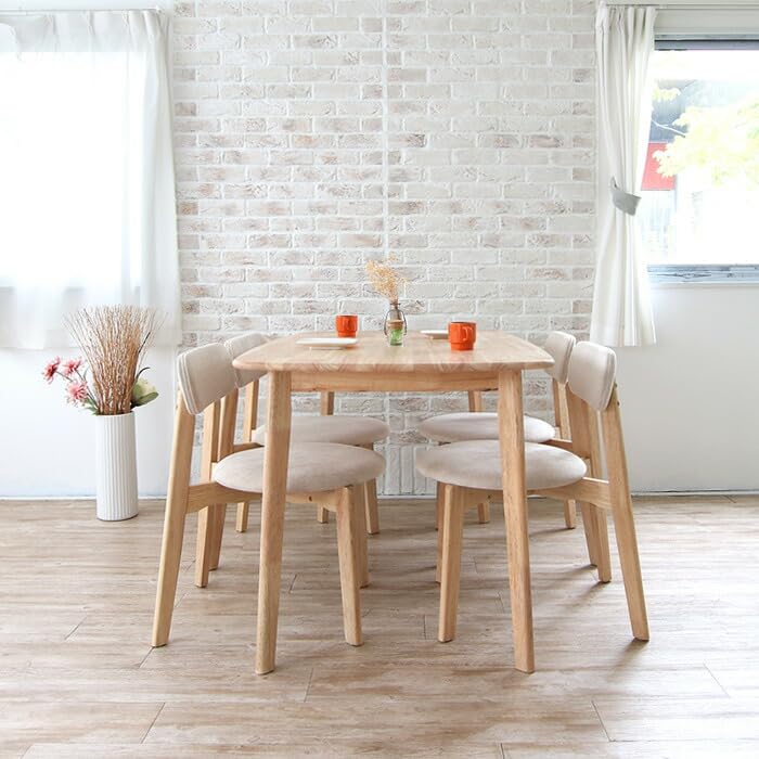 Amazon｜toivo ダイニングチェア 2脚セット 北欧風 おしゃれ 丸型 木製