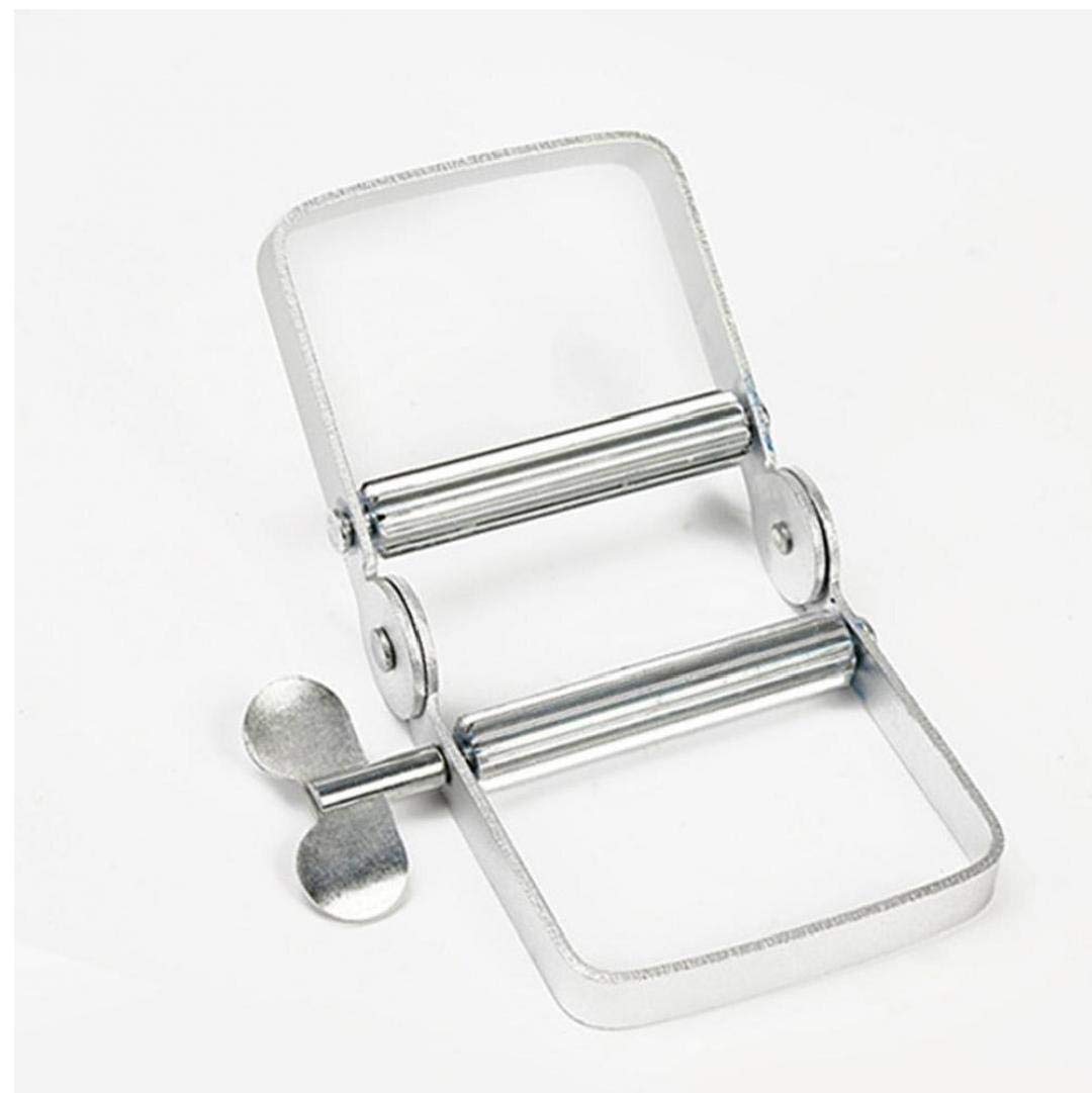 Culer Silver Practical Tool Oil Paint Squeezer Manual Metal Oil Paint Squeezer Pigment Extruder Art Supplies Oil Paint Squeezer