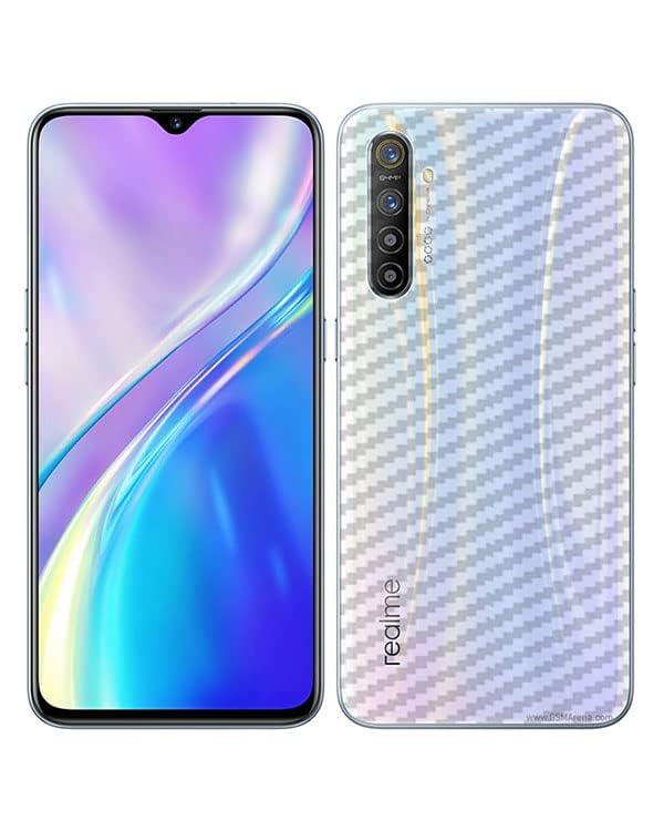Image of Compatible with Realme X2 Back Skin Sticker /Vinyl wrap /Protective Film Mobile Skin Carbon Fiber Transparent by Candeal Mizhan (only Back)
