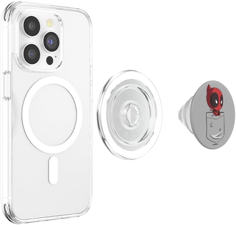 Marvel Deadpool Pocket Pop Out PopSockets MagSafe PopGrip for iPhone