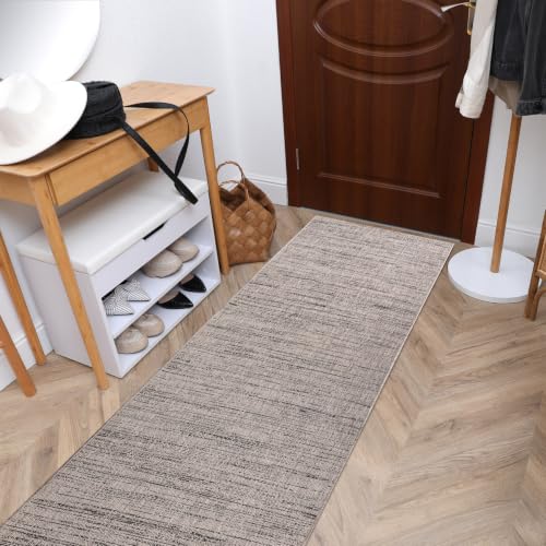 Alfombra sisal 80x180 negro Sion 5302 pasillera moderna 4