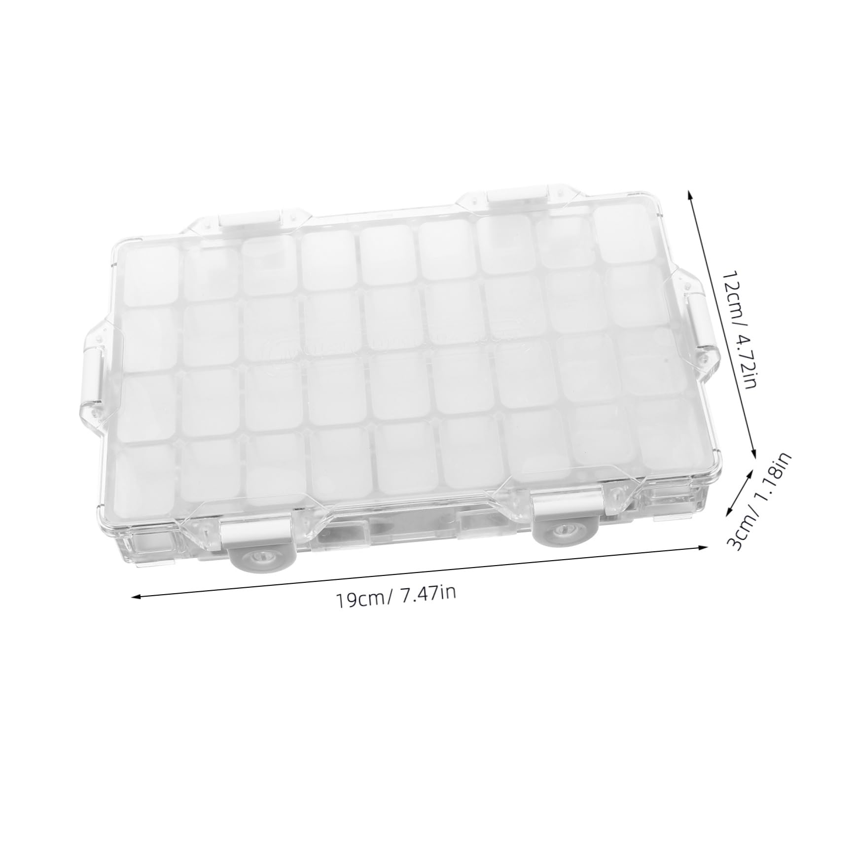 DOITOOL Box Transparent Multi Functional Moisture Pigment Box Art Watercolor Palette Case for Easy Color Mixing and Storage for Watercolor Paints