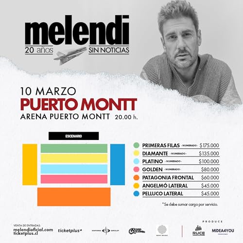 ¡Melendi llega a Puerto Montt!