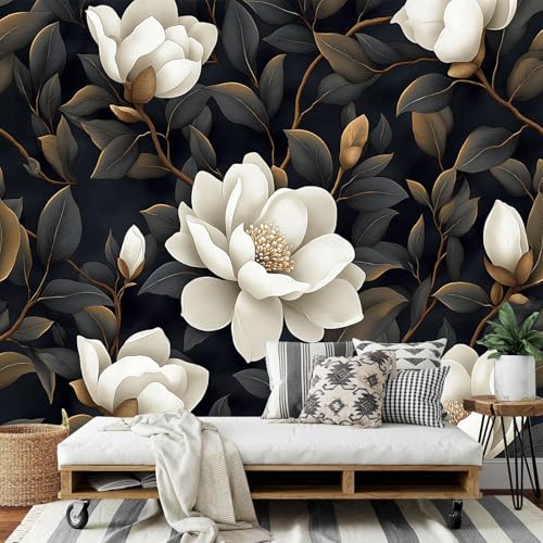 Dlerflovr Magnolie 3D Fototapete 400x280cm
