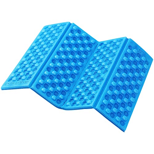 uxcell Lightweight Foldable Foam Hiking Seat Pad for Camping, Portable Sitting Pad Outdoor Sitting Mat for Picnic, Hiking, Backpacking, Mountaineering, Blue