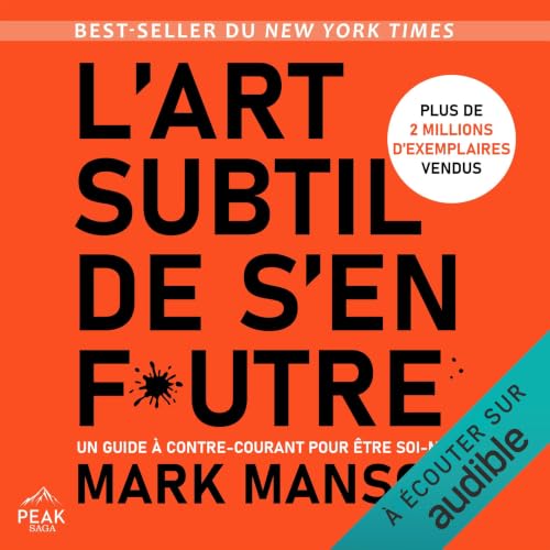 Diseño de la portada del título L'art subtil de s'en f*utre