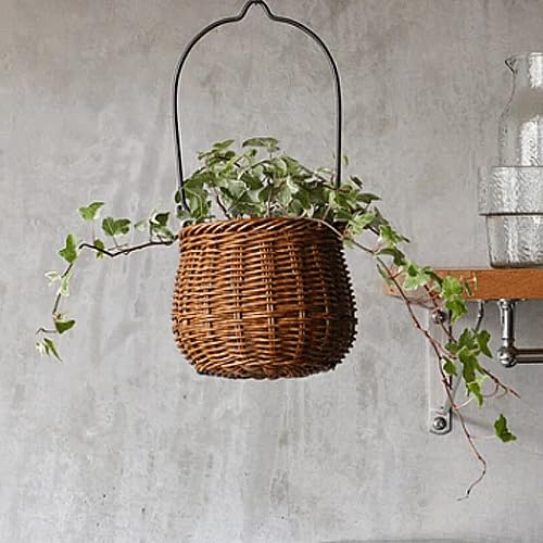 ハンギングバスケット ハンギングプランター 吊り下げプランター プランター 壁掛け ガーデニング雑貨 アンティーク 植木 鉢 鉢カバー 鉢 ハンギング ホルダー 吊り下げ 鉢ポット 吊り鉢 アイアン [並行輸入品]